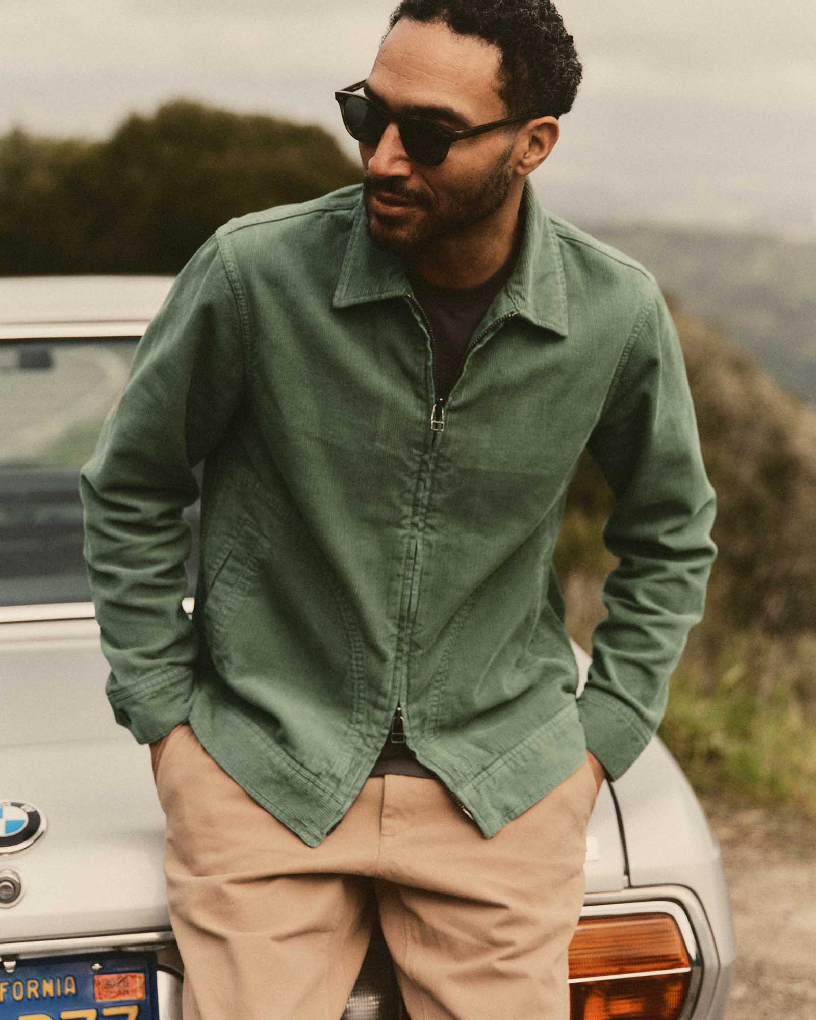 The Piston Jacket in Ivy Corduroy
